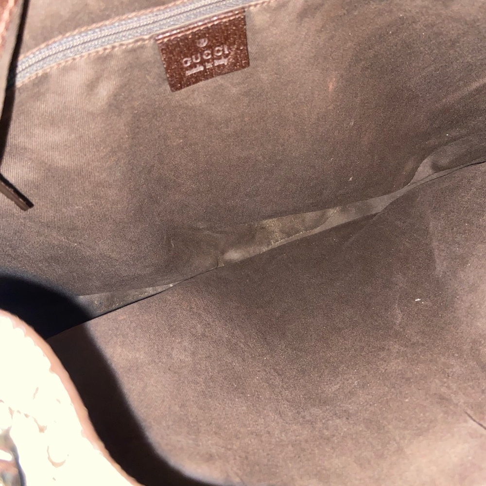 Gucci Canvas Drawstring Hobo Bag - Picture 5 of 7